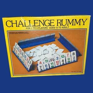 NIB 1981 Sealed Vintage Challenge Rummy by Whitman